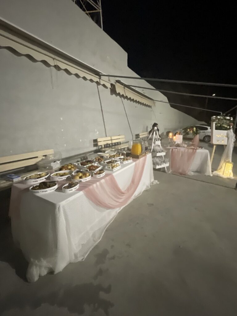 Στολισμός δεξίωσης γάμου